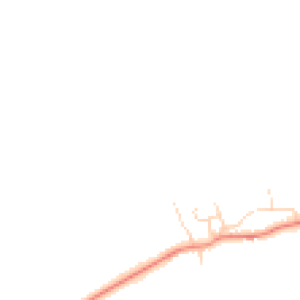 Daytime road noise heatmap for DN37 0AZ
