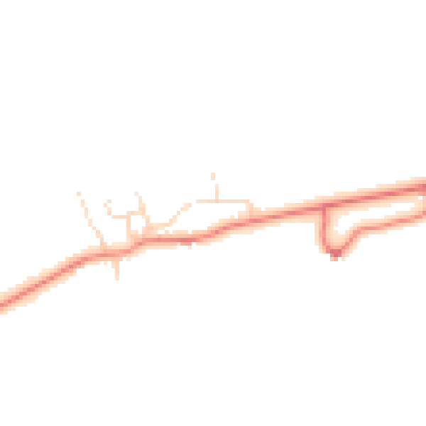 Daytime road noise heatmap for DN37 0BE