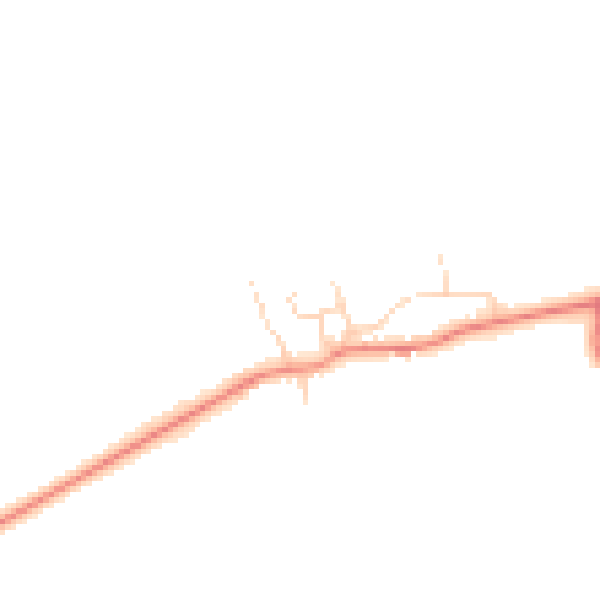 Daytime road noise heatmap for DN37 0BH