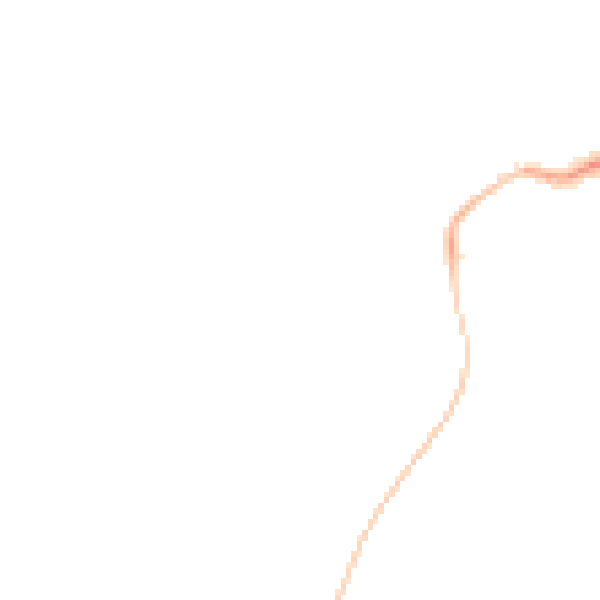 Night-time road noise heatmap for DN37 0BS