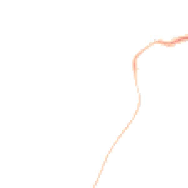 Night-time road noise heatmap for DN37 0BU