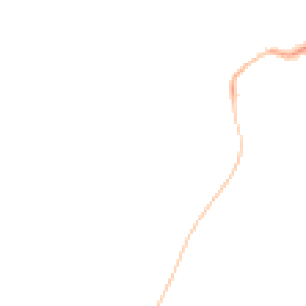 Night-time road noise heatmap for DN37 0BY