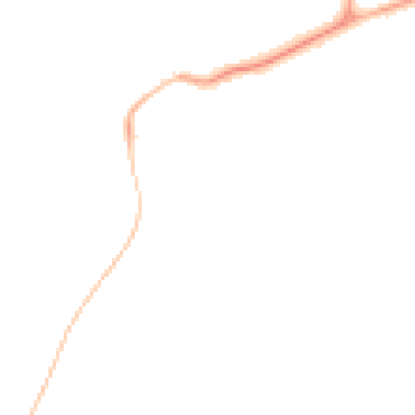Night-time road noise heatmap for DN37 0HL