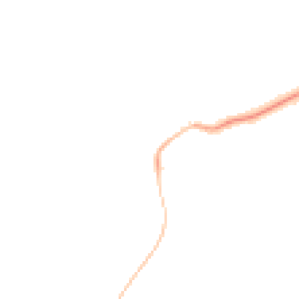 Night-time road noise heatmap for DN37 0JL