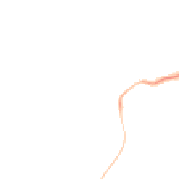 Night-time road noise heatmap for DN37 0JS