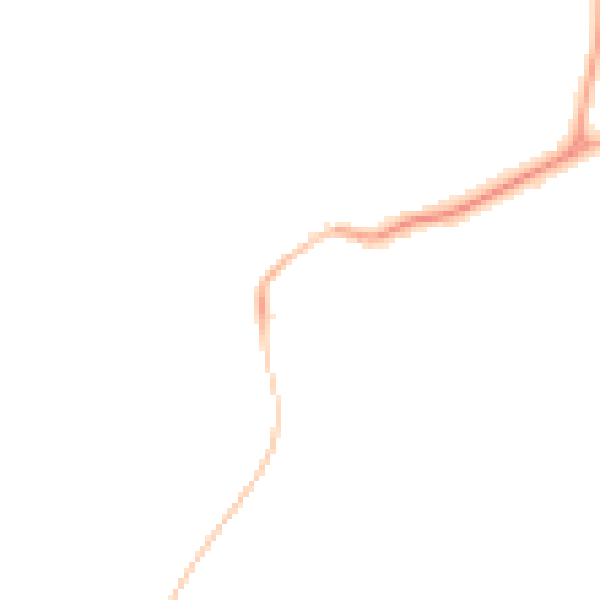 Night-time road noise heatmap for DN37 0LN