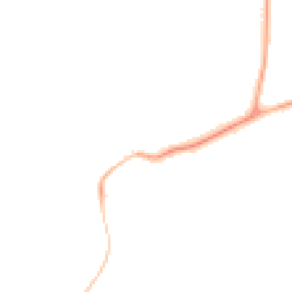 Night-time road noise heatmap for DN37 0LT