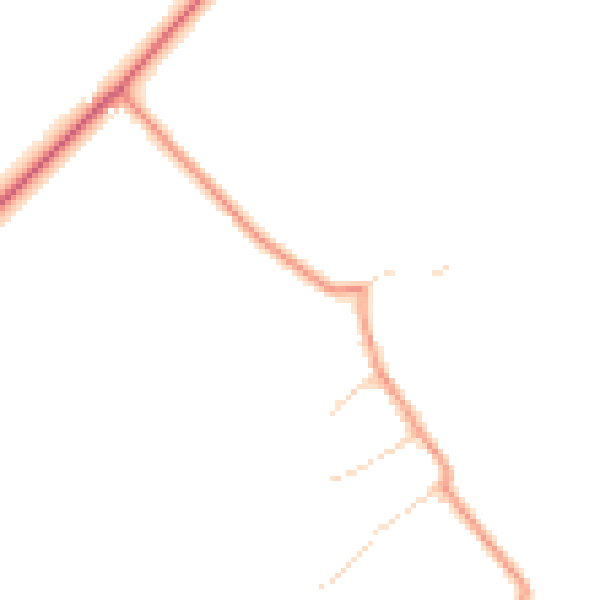 Daytime road noise heatmap for DN37 0RT