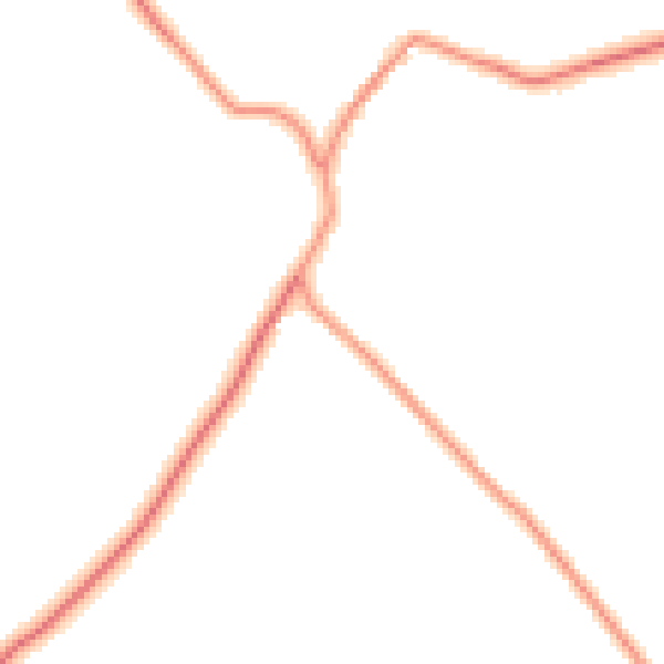 Daytime road noise heatmap for DN37 0TJ