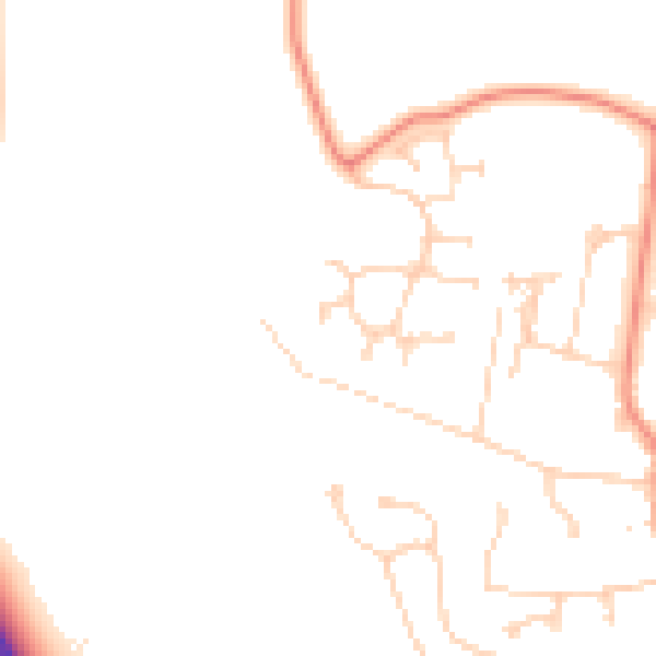Daytime road noise heatmap for DN37 7BF