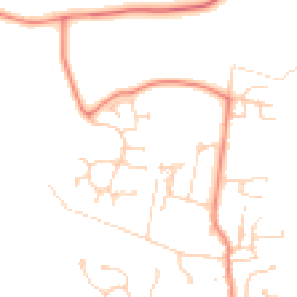 Daytime road noise heatmap for DN37 7FB