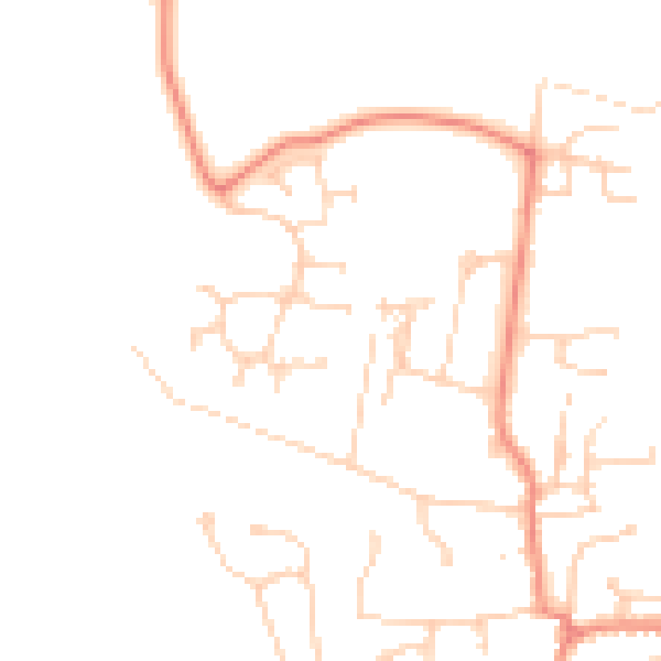 Daytime road noise heatmap for DN37 7FE