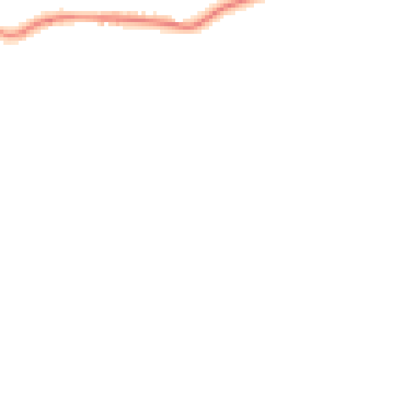 Night-time road noise heatmap for DN37 8JU