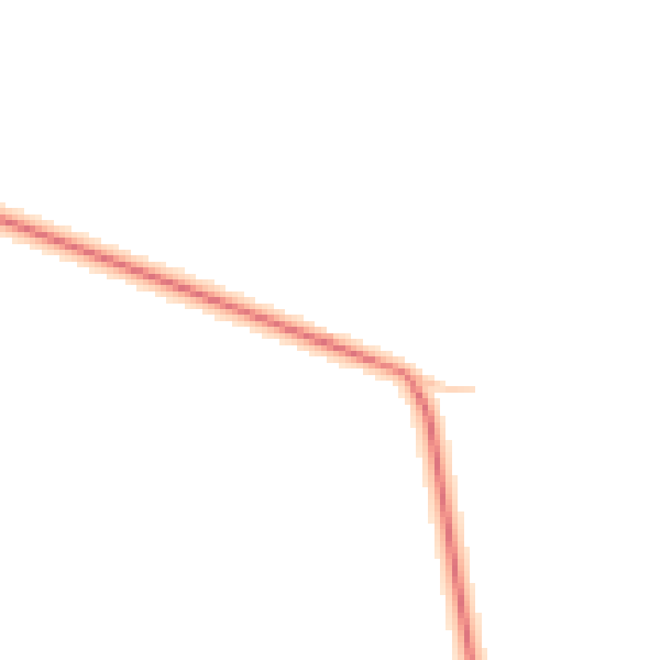 Daytime road noise heatmap for DN37 8NA