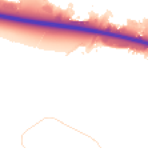 Night-time road noise heatmap for DN37 9FF
