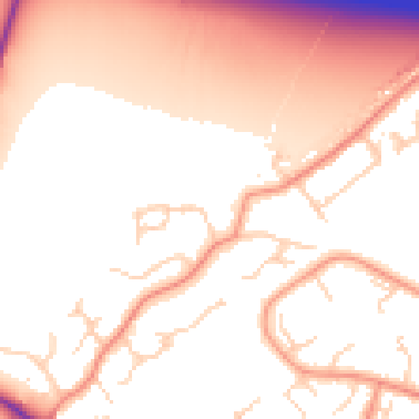 Daytime road noise heatmap for DN37 9HR