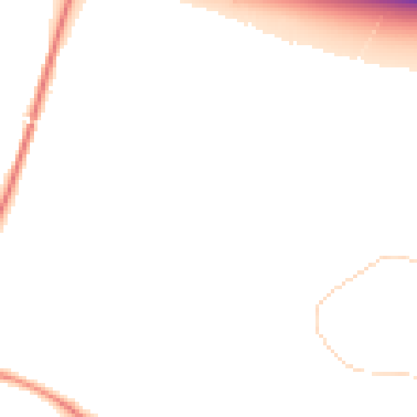 Night-time road noise heatmap for DN37 9HT