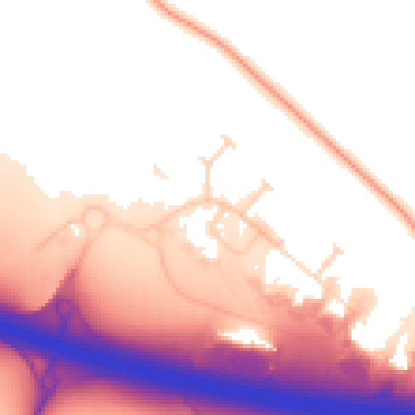 Daytime road noise heatmap for DN37 9TZ