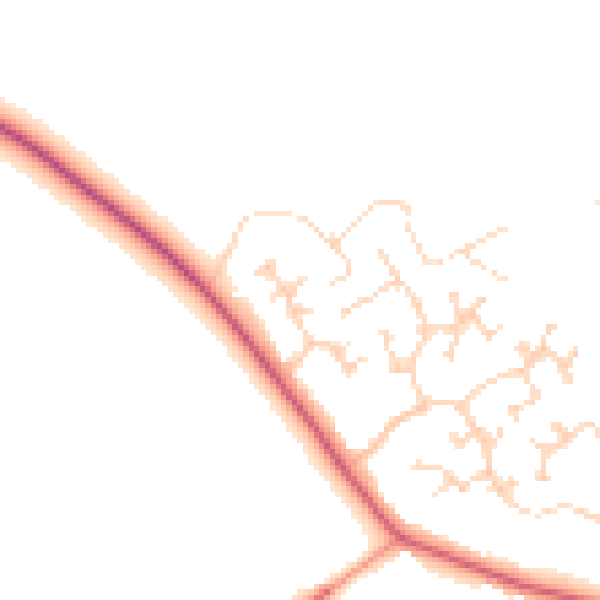 Daytime road noise heatmap for DN41 7AD