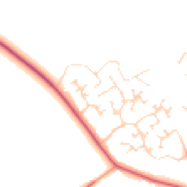 Daytime road noise heatmap for DN41 7AE