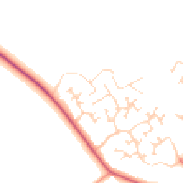 Daytime road noise heatmap for DN41 7AH