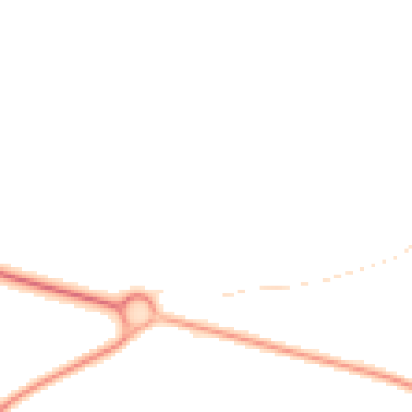 Night-time road noise heatmap for DN41 8AA