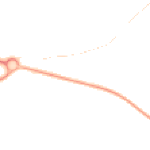 Night-time road noise heatmap for DN41 8AD