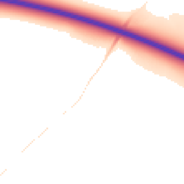 Night-time road noise heatmap for DN41 8BE