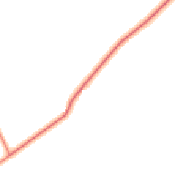 Daytime road noise heatmap for DN41 8DJ