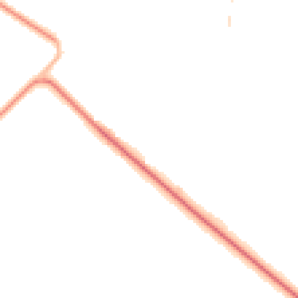 Night-time road noise heatmap for DN41 8EN