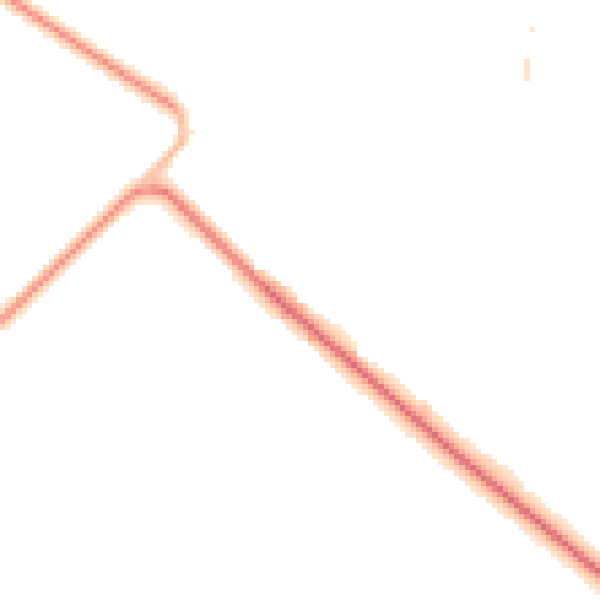 Night-time road noise heatmap for DN41 8EP