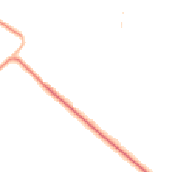 Night-time road noise heatmap for DN41 8EX