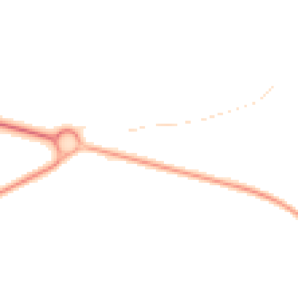 Night-time road noise heatmap for DN41 8FN