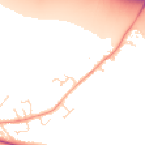 Daytime road noise heatmap for DN41 8GA