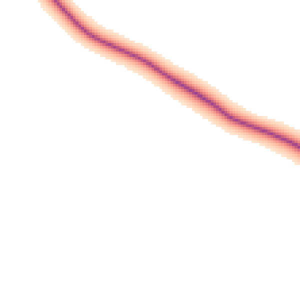Daytime road noise heatmap for DN41 8HS