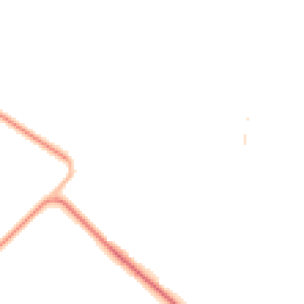 Night-time road noise heatmap for DN41 8HW