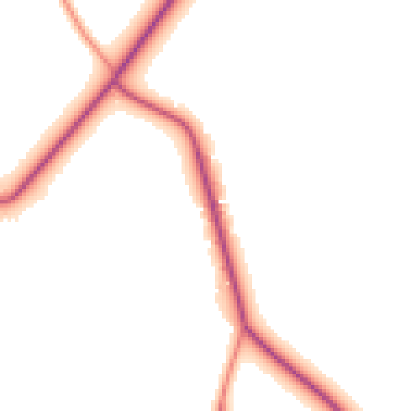 Daytime road noise heatmap for DN41 8PP