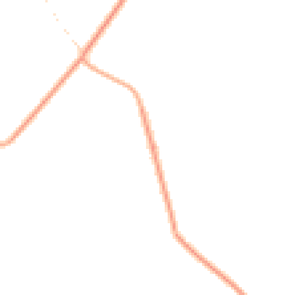 Night-time road noise heatmap for DN41 8PP