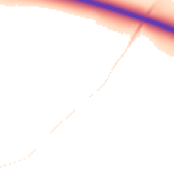 Night-time road noise heatmap for DN41 8TQ