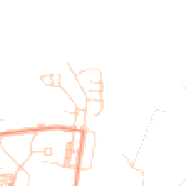 Daytime road noise heatmap for DN5 0AG