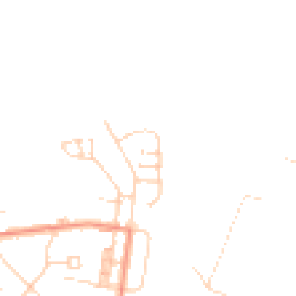 Daytime road noise heatmap for DN5 0AH
