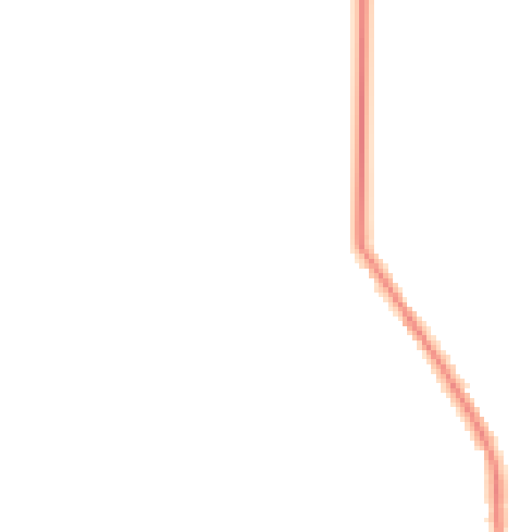 Night-time road noise heatmap for DN5 0AL