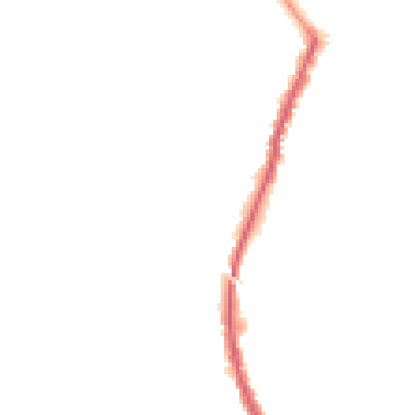 Night-time road noise heatmap for DN5 0BA