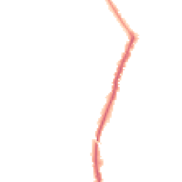 Night-time road noise heatmap for DN5 0BB