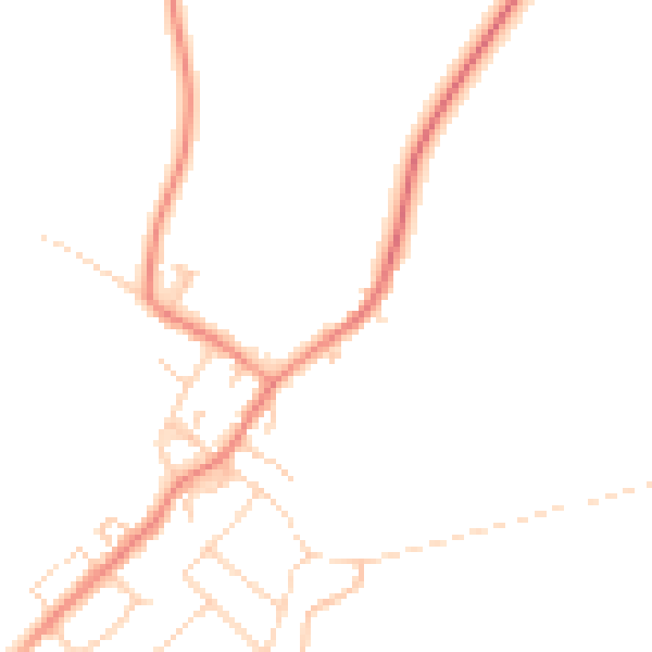 Daytime road noise heatmap for DN5 0GL