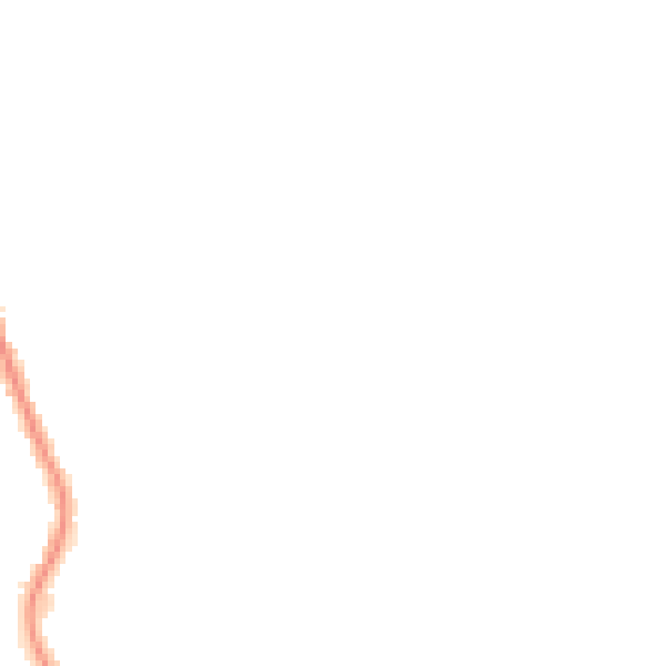 Night-time road noise heatmap for DN5 0PN