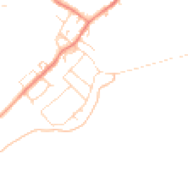 Daytime road noise heatmap for DN5 0TB