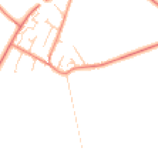 Daytime road noise heatmap for DN5 7AN