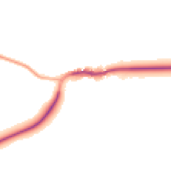 Night-time road noise heatmap for DN5 7AR