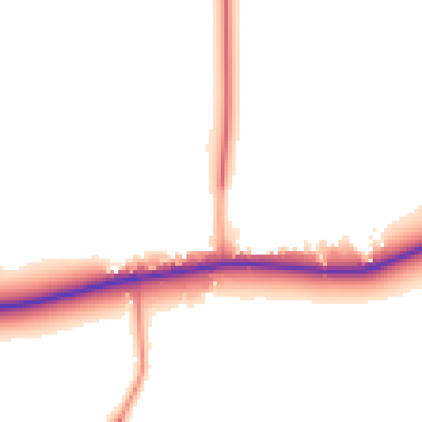 Daytime road noise heatmap for DN5 7AU